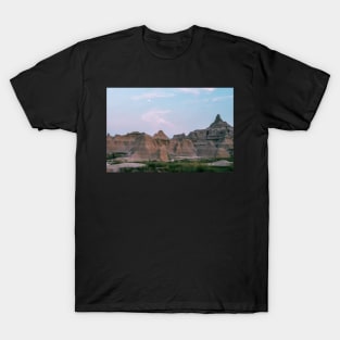 Rock formations with moon T-Shirt